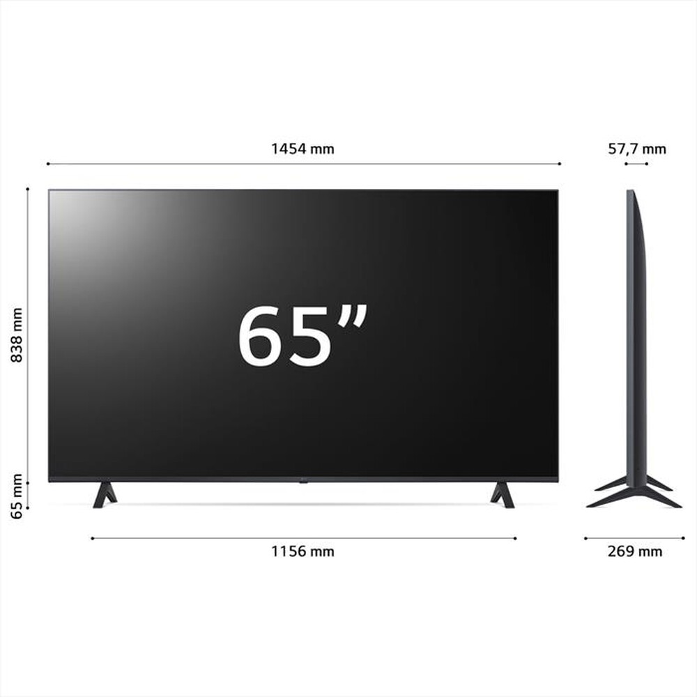 Immagine del prodotto LG - Smart TV LED UHD 4K 65" 65UR78006LK-Nero