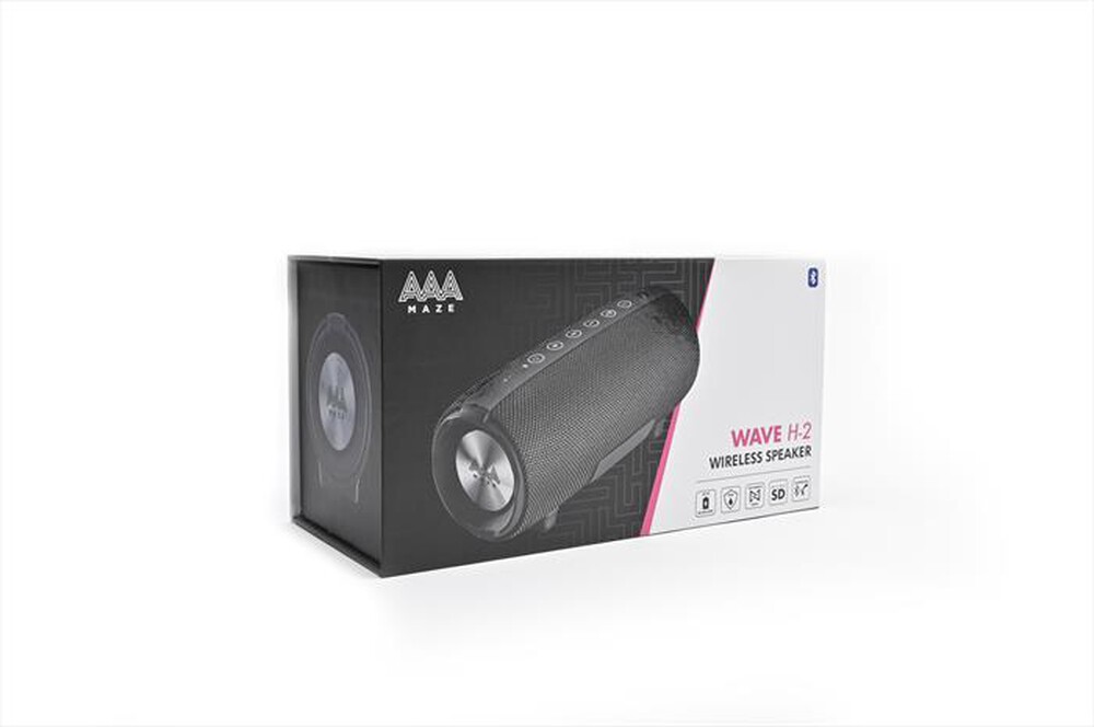 Immagine del prodotto AAAMAZE - SPEAKER BLUETOOTH WAVE H-2-Nero