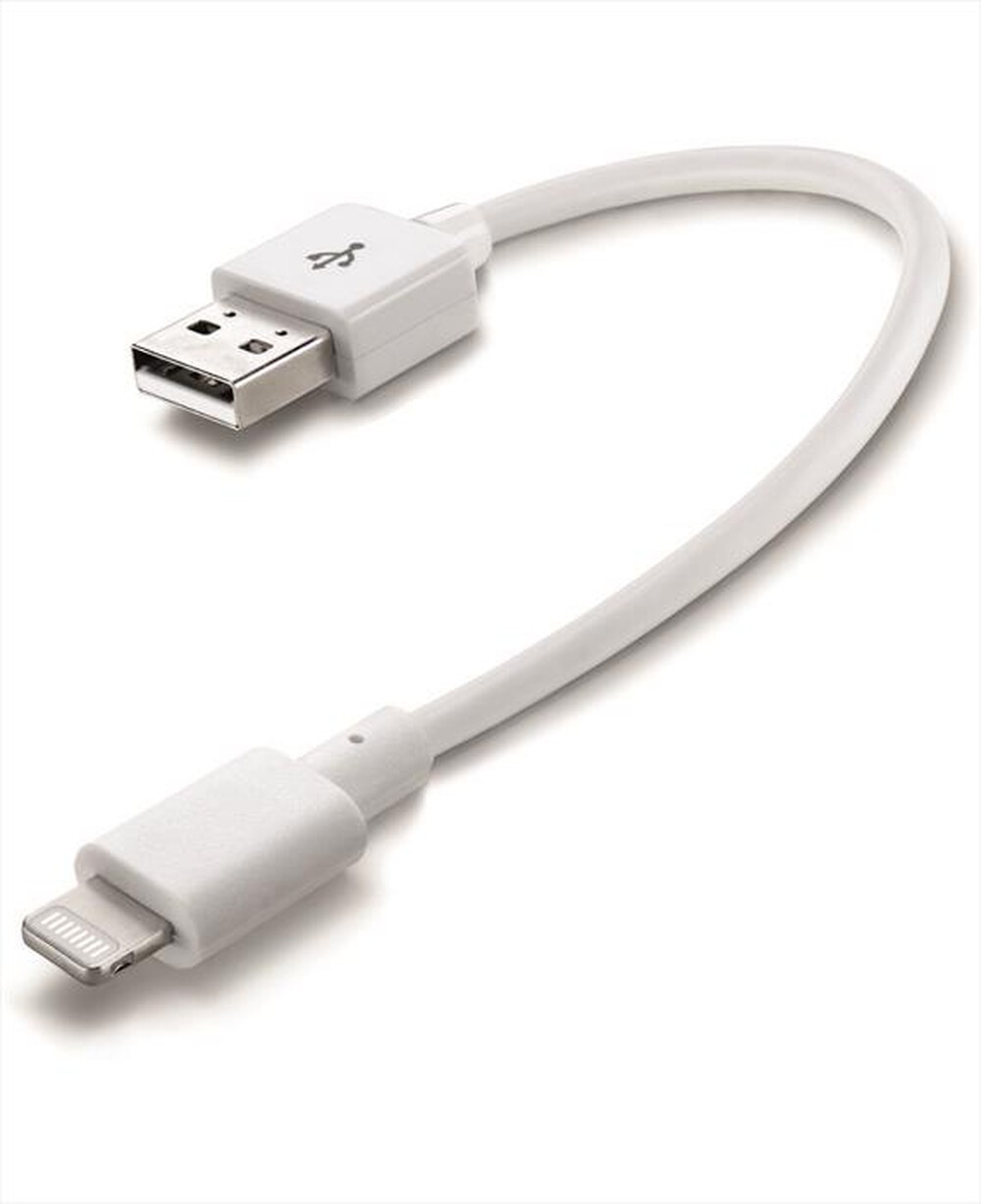 "CELLULARLINE - USB Data Cable Portable - Lightning-Bianco"