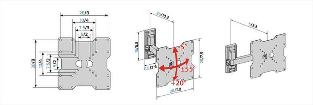 Immagine del prodotto MELICONI - Supporto TV FLATSTYLE FR 200 IT-Nero