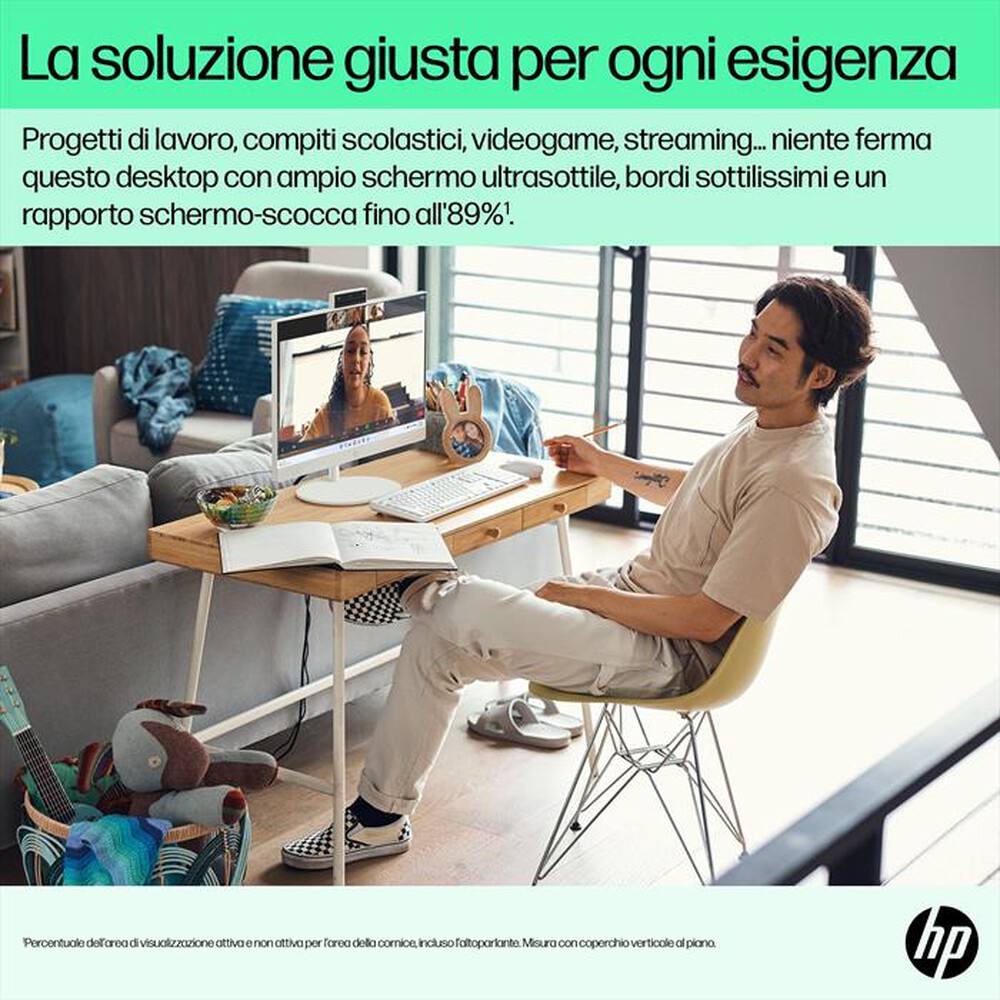 Immagine del prodotto HP - Desktop ALL IN ONE 24-CR0071NL-Shell White