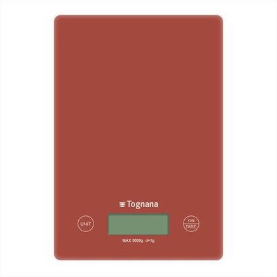 TOGNANA - Bilancia da cucina IRIDEA-Rosso mela