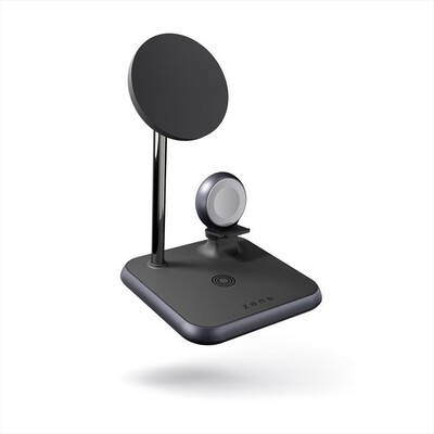 ZENS - 4-IN-1 MAGNETIC + WATCH WIRELESS CHARGER-Nero