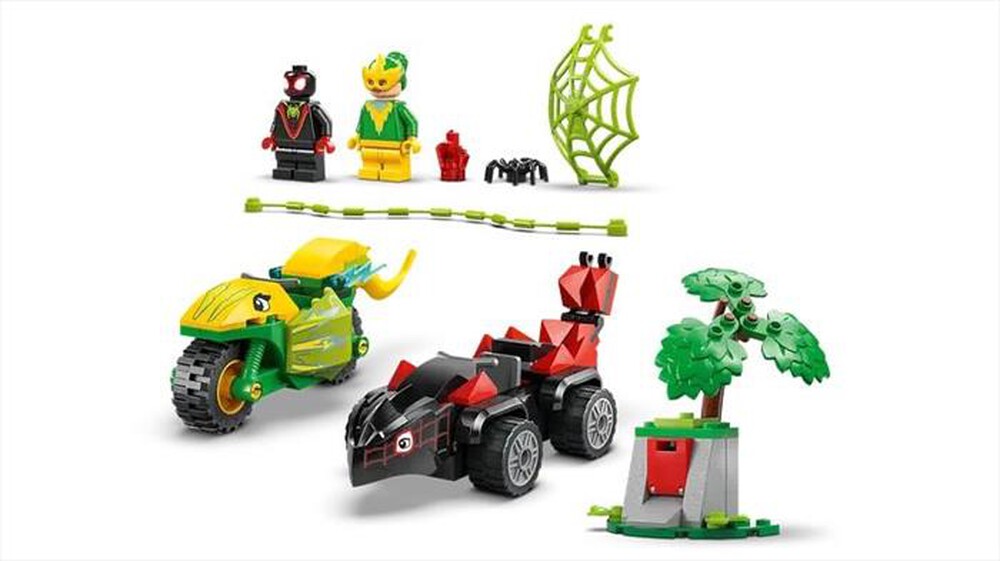 "LEGO - MARVEL Inseguimento sui dino-veicoli di Spin 11198-Multicolore"