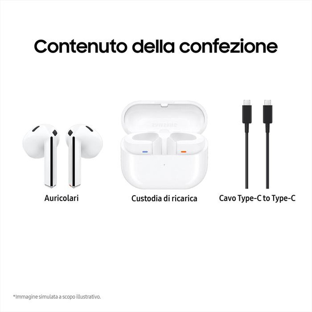 "SAMSUNG - Galaxy Buds3-WHITE"