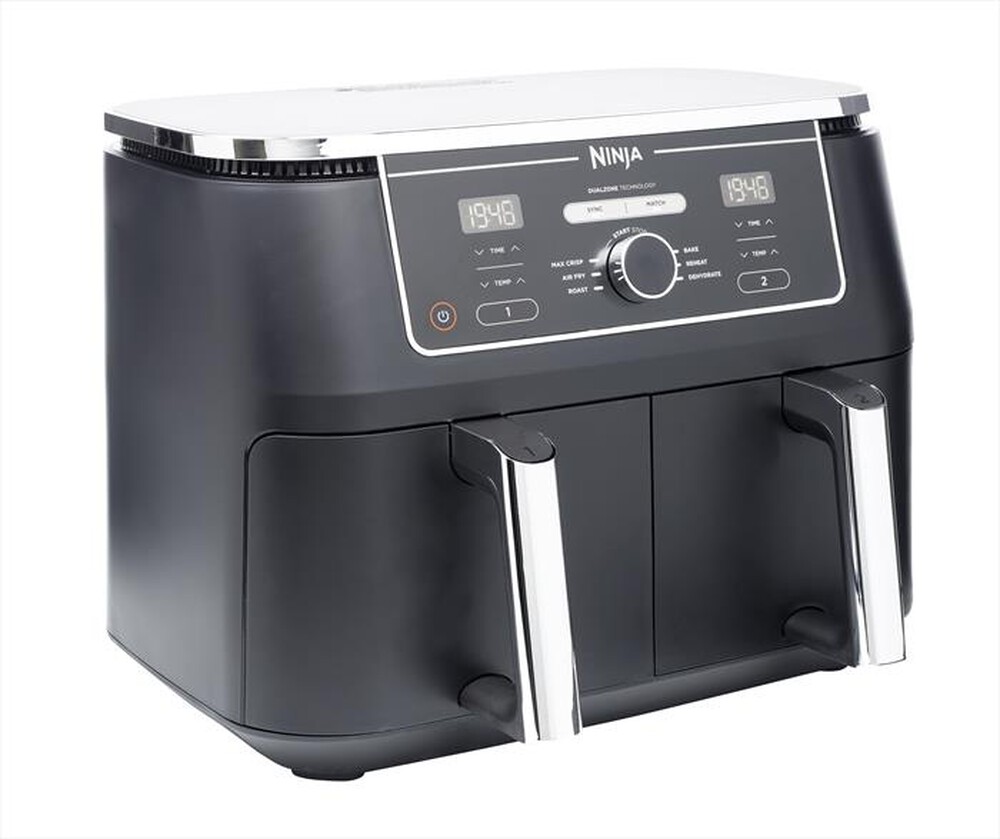 "NINJA - Friggitrice ad aria dual zone max da 9,5 L A-nero"