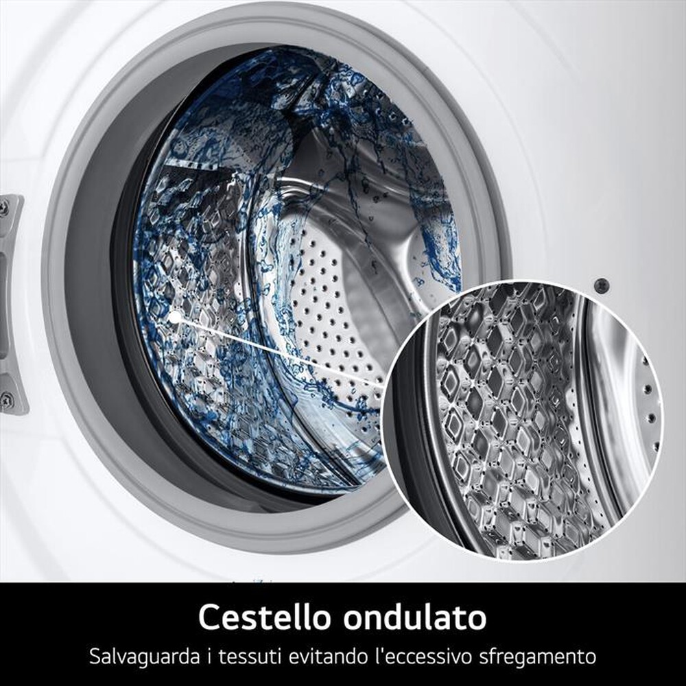 Immagine del prodotto LG - Lavatrice F4NA10S8NWK SERIE A1 8 Kg Classe A-White