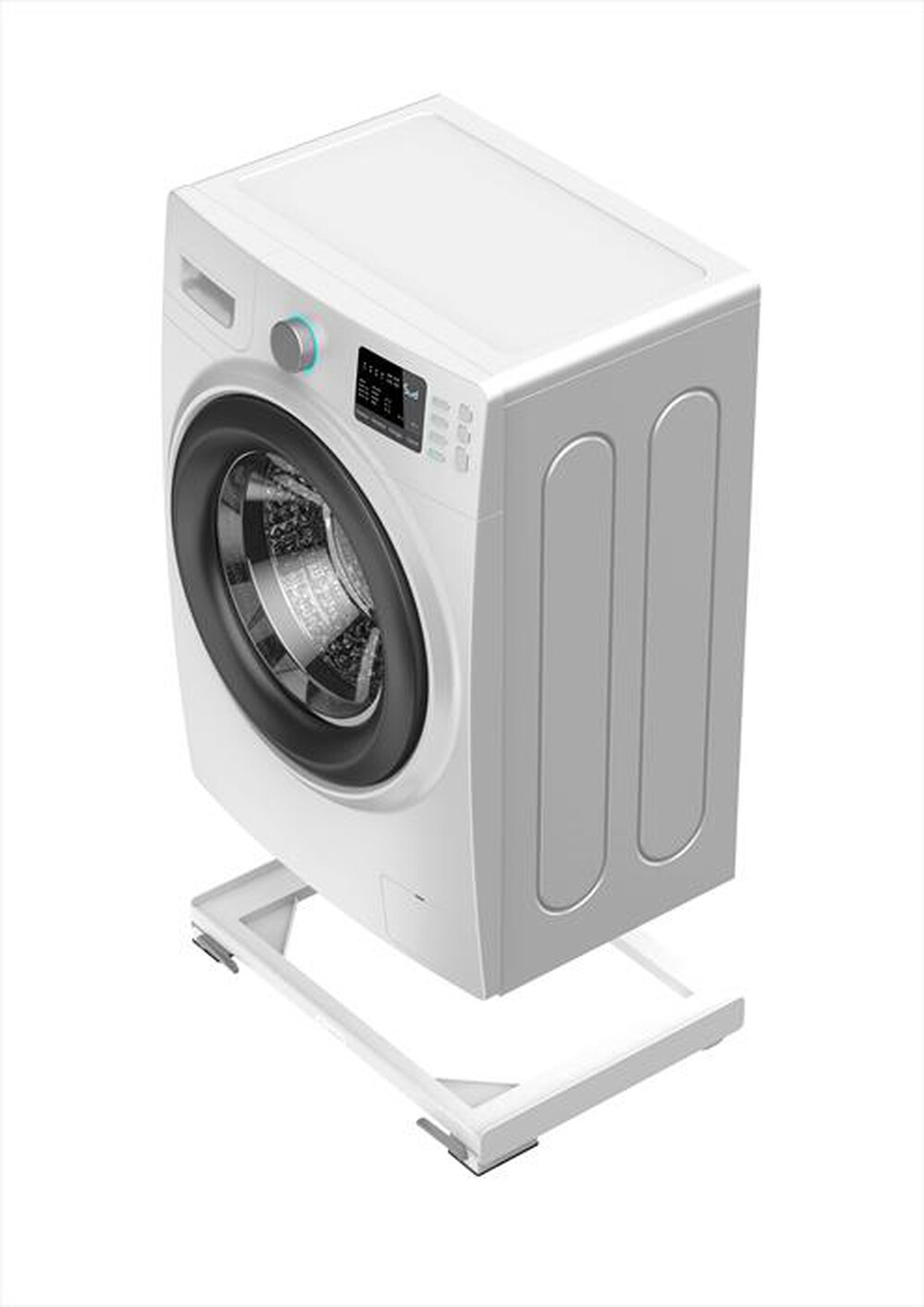 "MELICONI - BASE MOVE SLIM-Tecnopolimero bianco, leve fre"
