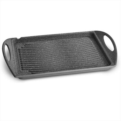 LAGOSTINA - Grill o Bistecchiera in alluminio PIASTRA 25X25-Nero
