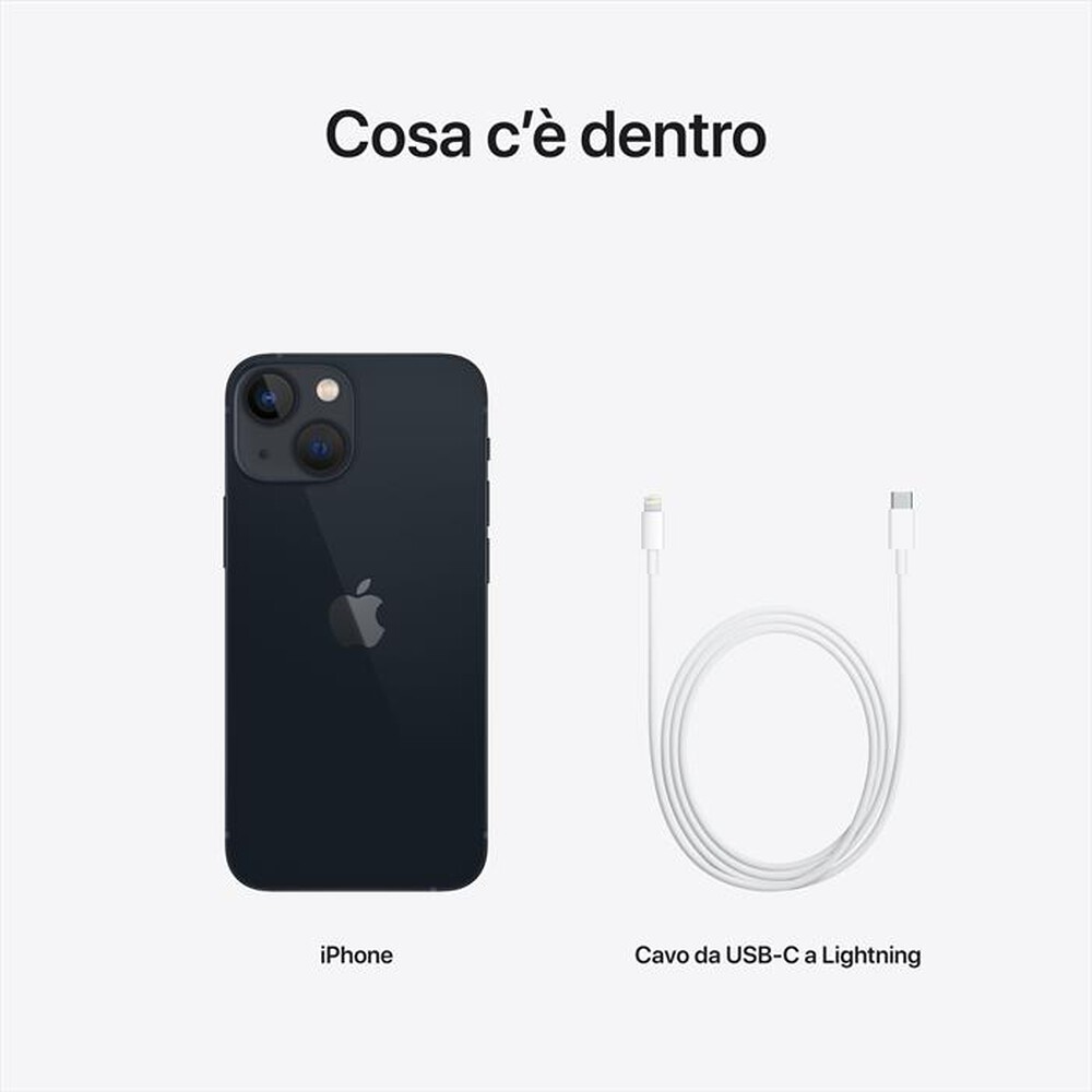 "APPLE - iPhone 13 Mini 256GB-Mezzanotte"