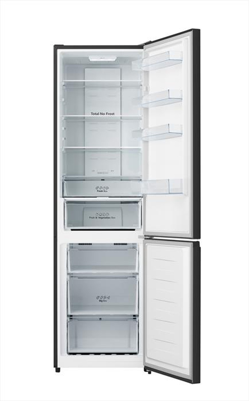 "HISENSE - Frigorifero combinato RB440N4AFE Classe E 336 lt-Black Inox"