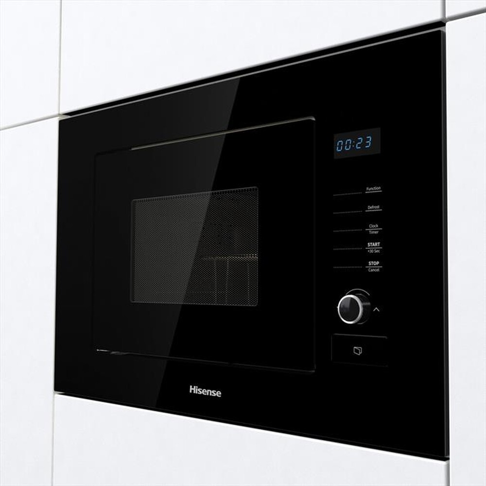 "HISENSE - Forno microonde da incasso HB20MOBX5G-Vetro Nero"