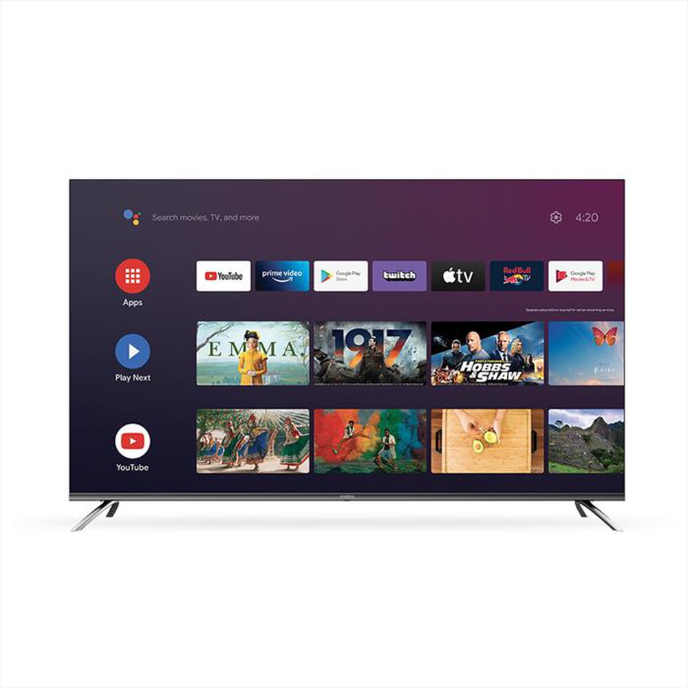 "STRONG - Smart TV LED UHD 4K 55\" SRT55UD7553-argento"