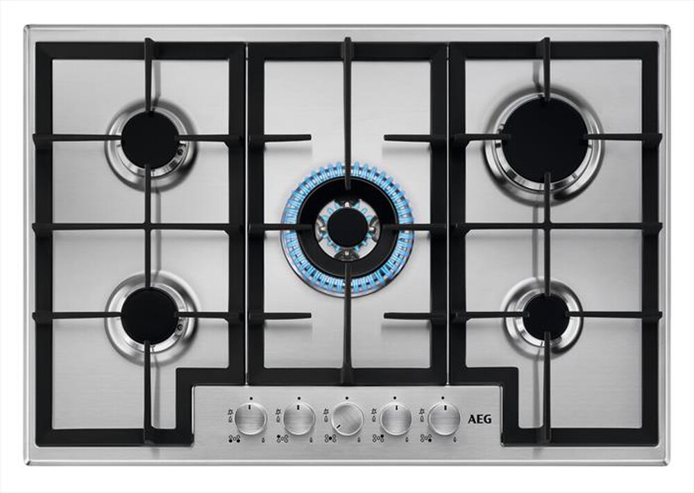 Immagine del prodotto AEG - Piano cottura a gas HGB75400SM 5 fuochi 74,5cm-Inox
