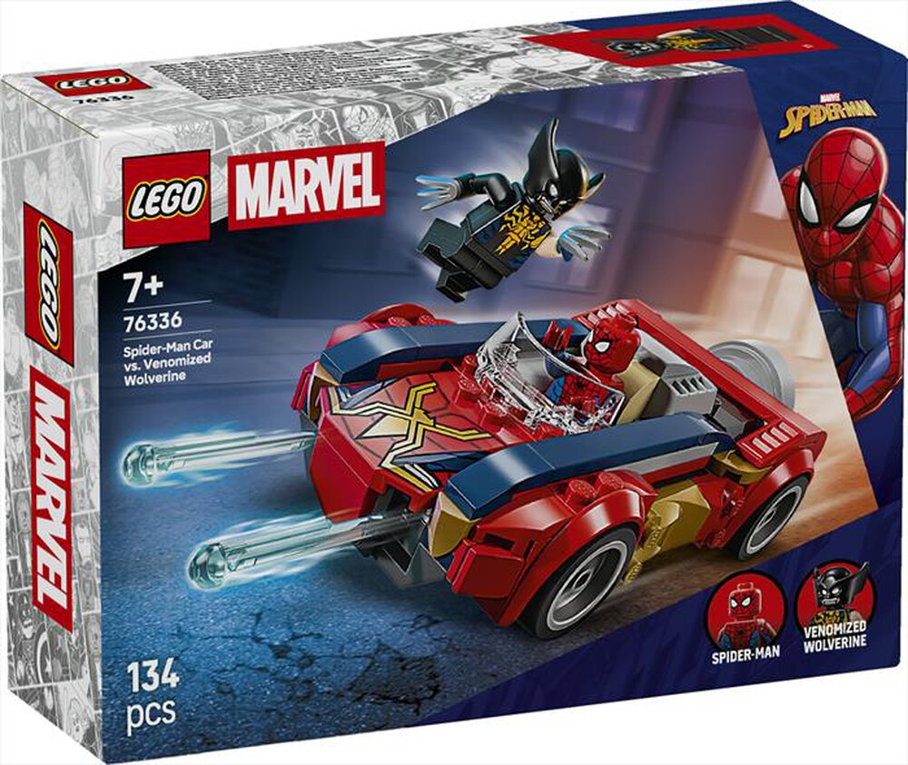 Immagine del prodotto LEGO - MARVEL AUTO SPIDERMAN VS VENOMIZED WOLVERINE 76336-Multicolore