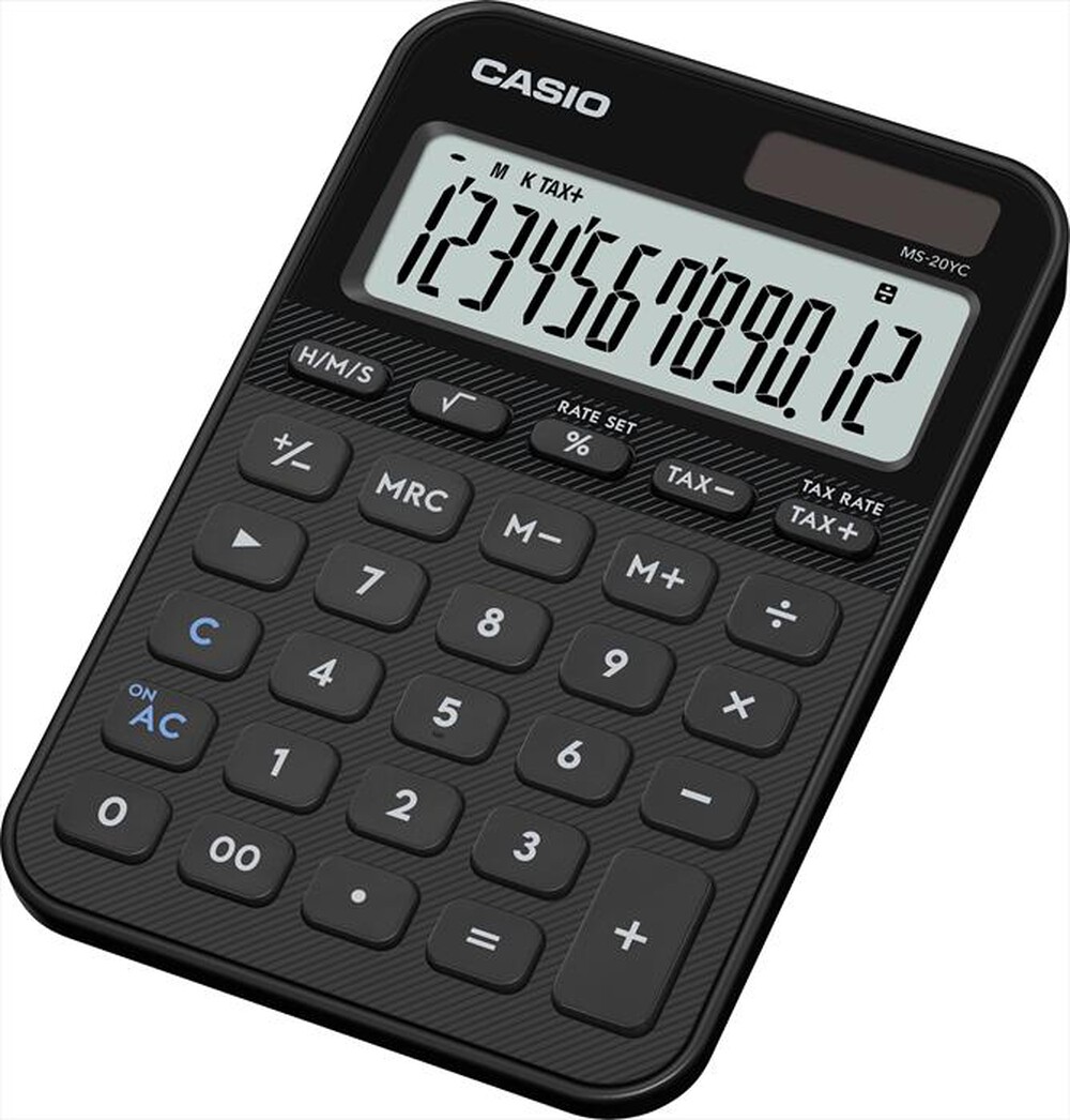 Immagine del prodotto CASIO - Calcolatrice da tavolo MS-20YC BK-NERO