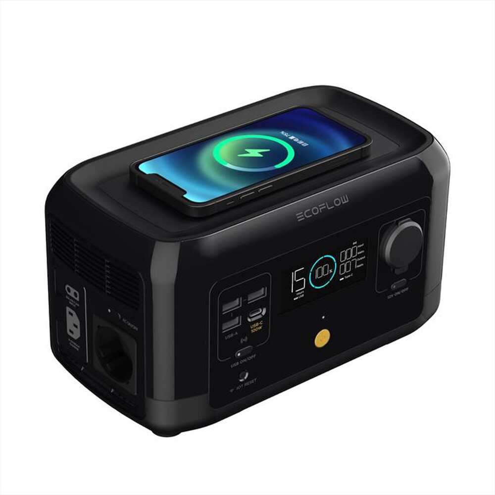 "ECOFLOW - Batteria portatile River mini wireless-nero"
