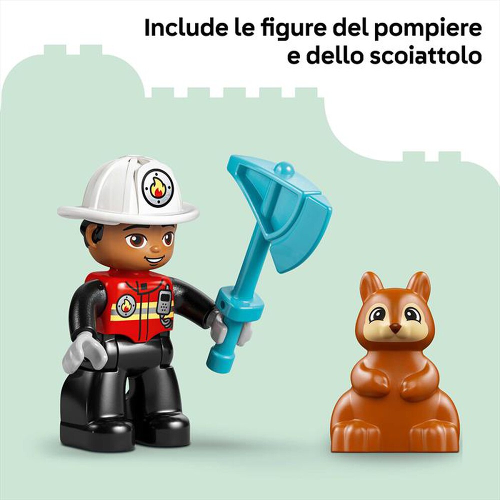 Immagine del prodotto LEGO - DUPLO Autopompa con manichetta e pompiere - 10473-Multicolore