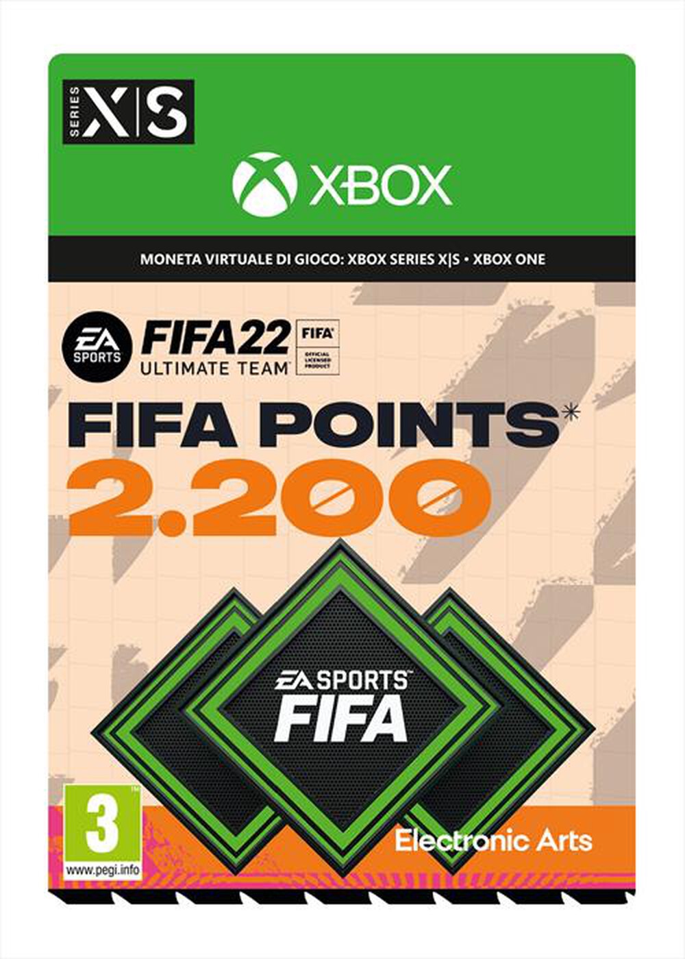 "MICROSOFT - FIFA 22 FUT 2200 Points"