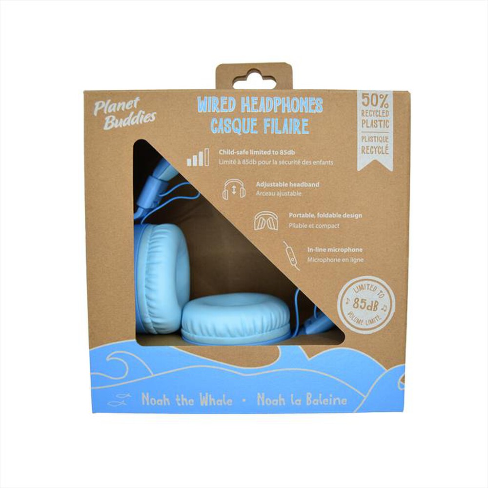 "PLANET BUDDIES - Cuffie wired NOAH THE WHALE-Blu - Blue"