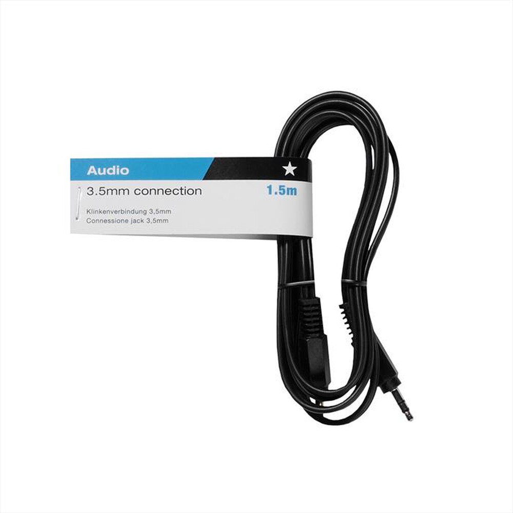 Immagine del prodotto SBS - Audiolead 3,5mm plug - 3,5mm plug 1,5m-Nero