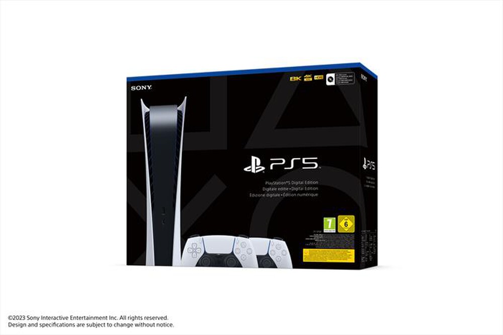 "SONY COMPUTER - PS5 DIGITAL C + DUALSENSE WHITE"