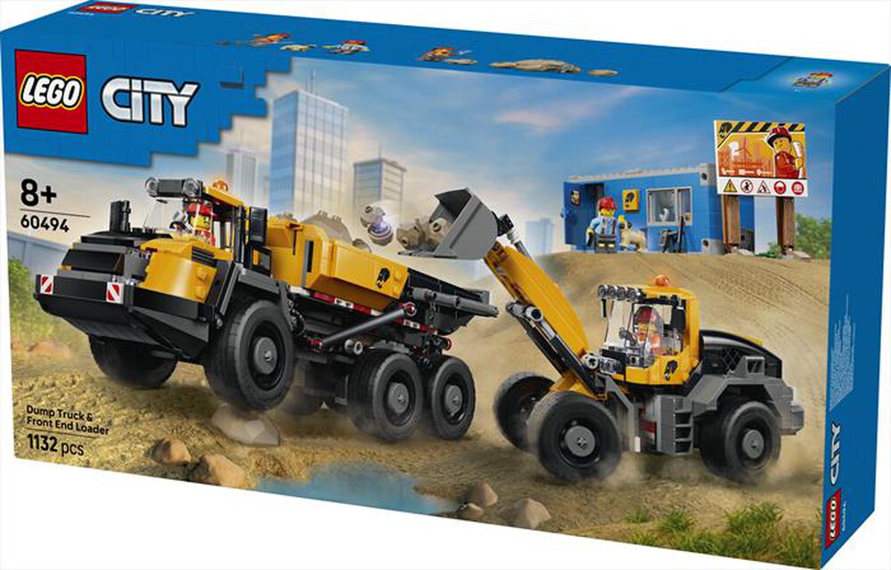 Immagine del prodotto LEGO - CITY Camion ribaltabile e pala meccanica - 60494