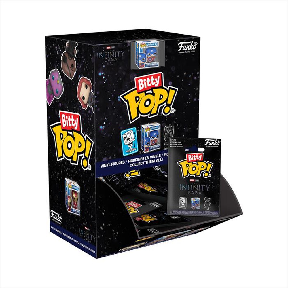 "FUNKO - Bitty POP Marvel Comics Espositore 32 personaggi-Multicolore"