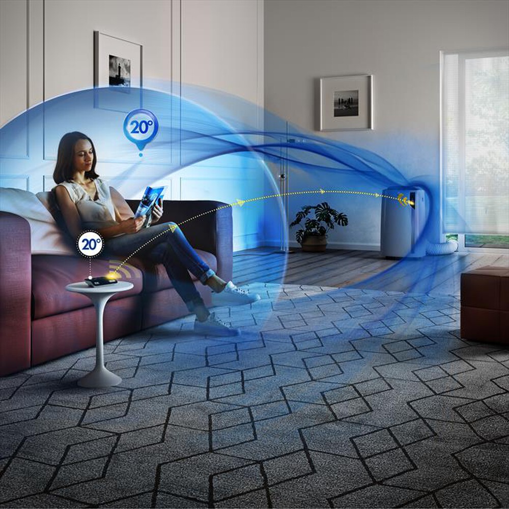 "DE LONGHI - Condizionatore monoblocco PAC EL112 CST WIFI A+-BIANCO"