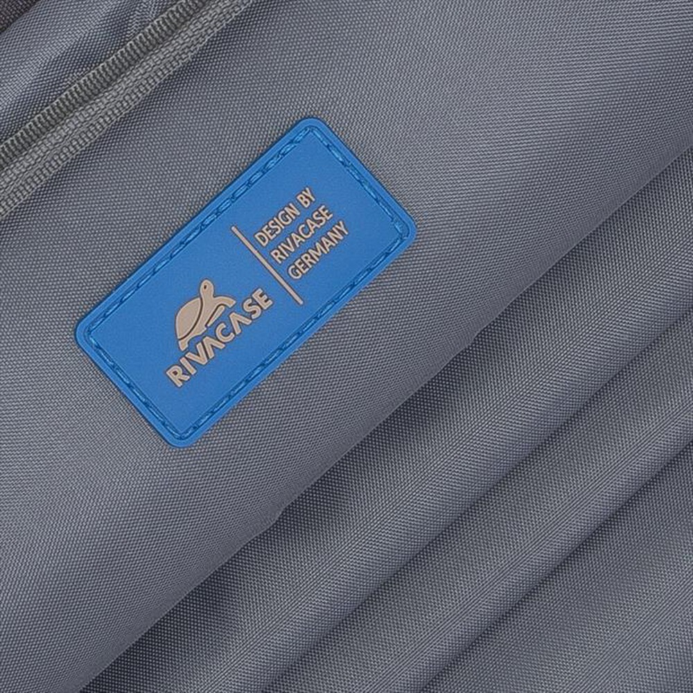 "RIVACASE - 7530 BORSA DI TELA CON TRACOLLA PER NOTEBOOK 15-Grigio"