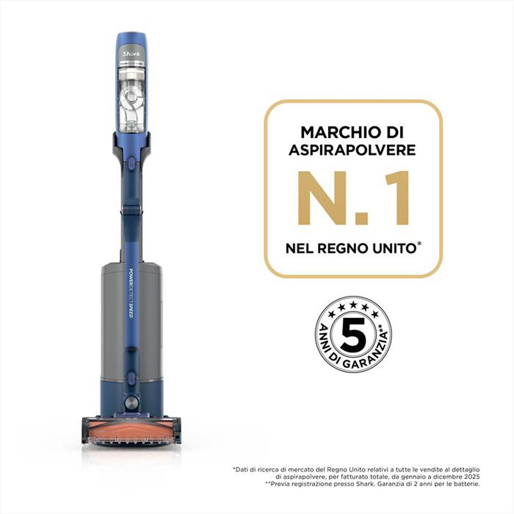Immagine del prodotto SHARK - POWERDETECT SPEED PET PRO CLEAN & EMPTY -IA3241EUT-Blu