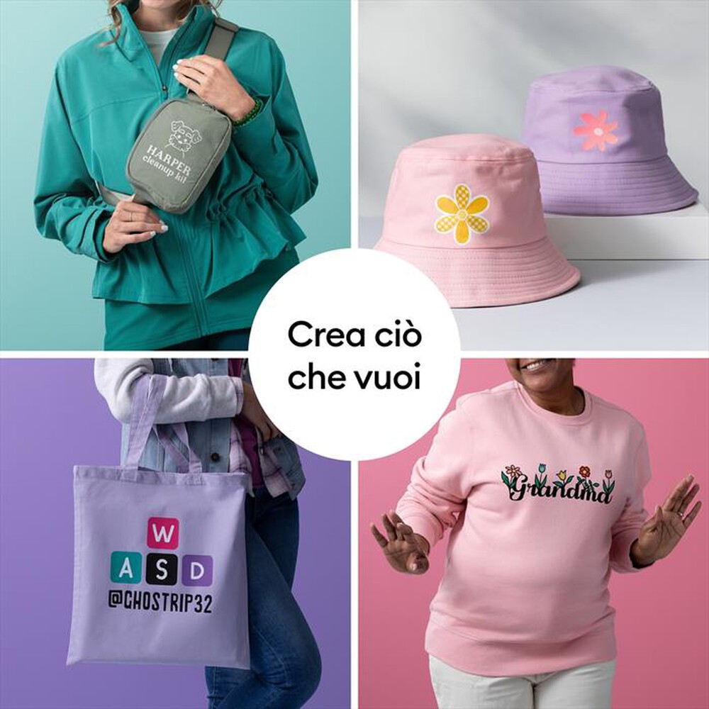 Immagine del prodotto CRICUT - Vinile termoadesivo Smart per Joy Xtra 24,1x61 cm-Bianco