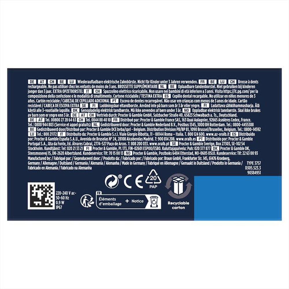 "ORAL-B - Spazzolino elettrico SERIES 1-Rosa"