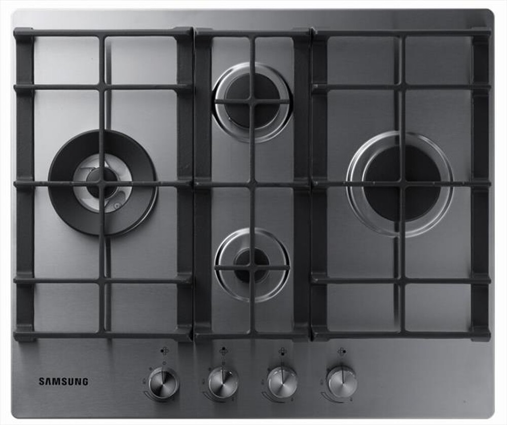 "SAMSUNG - Piano cottura a gas NA64H3030BS 60cm-Acciaio AISI 304"