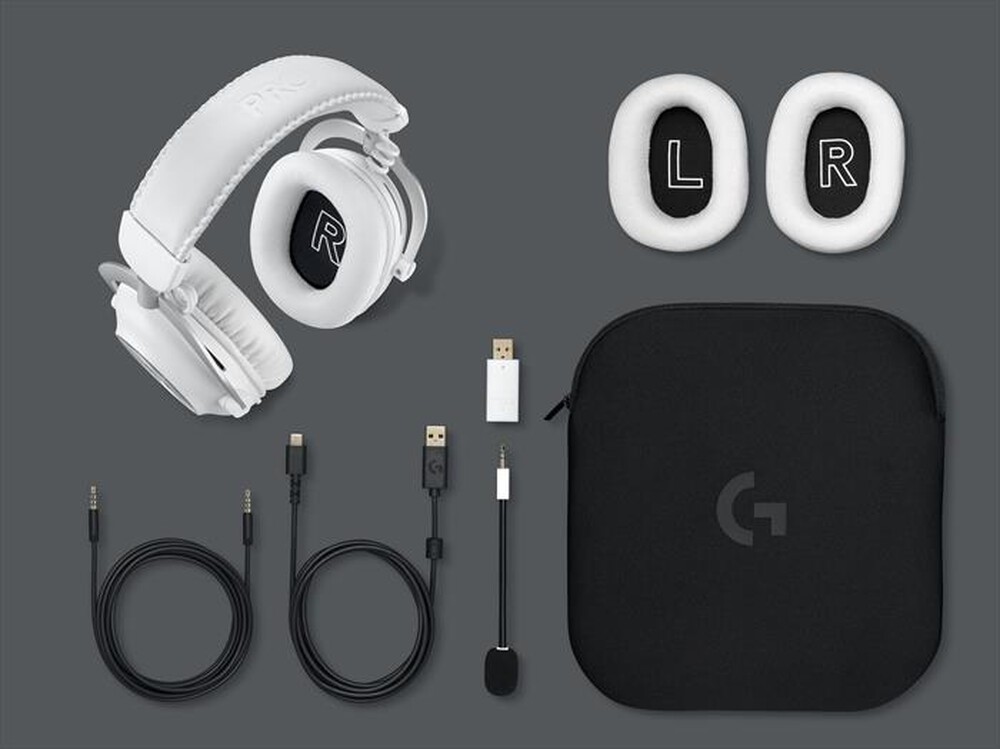 Immagine del prodotto LOGITECH - Cuffia gamer PRO X 2 LIGHTSPEED-Bianco