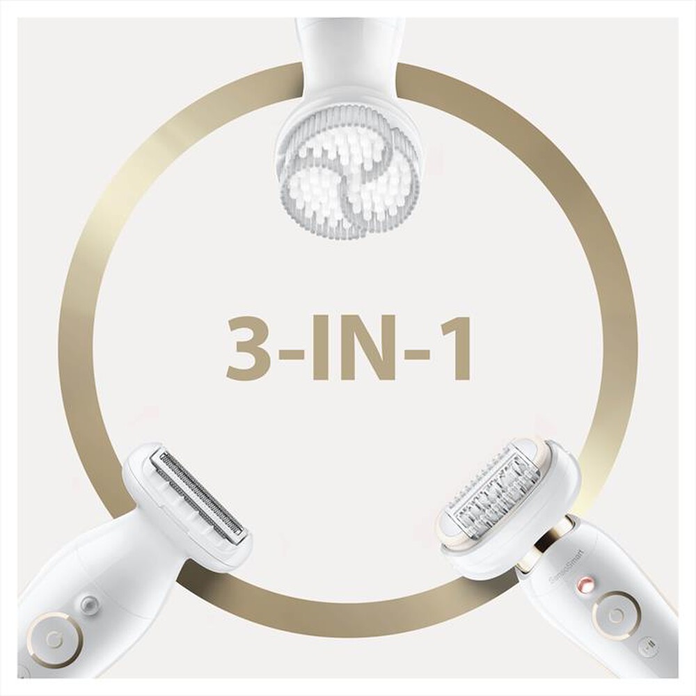 "BRAUN - Silk-épil 9 Flex 9-030-Bianco/Oro"