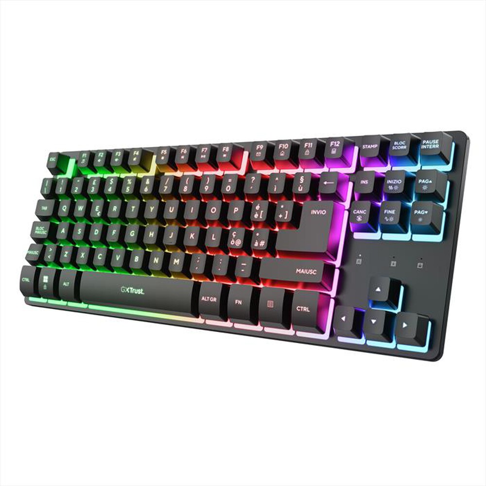 Immagine del prodotto TRUST - Tastiera e mouse TKL wireless GXT832 THADO-Black/RGB