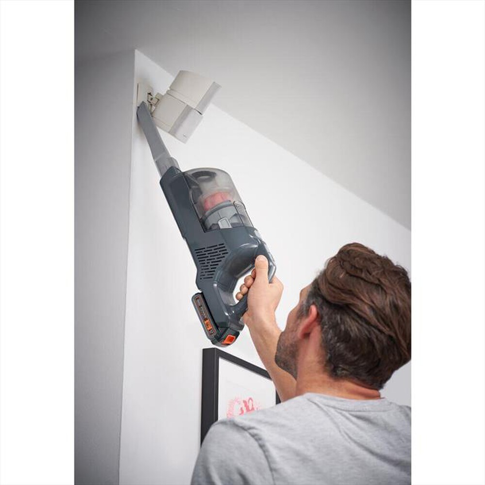 "BLACK & DECKER - Scopa elettrica BHFEA18D1-grigia"