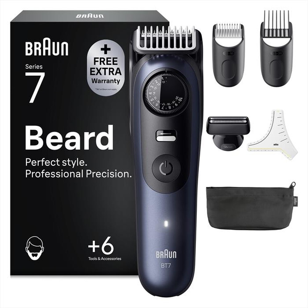 BRAUN - Regolabarba BT 7520-BLU