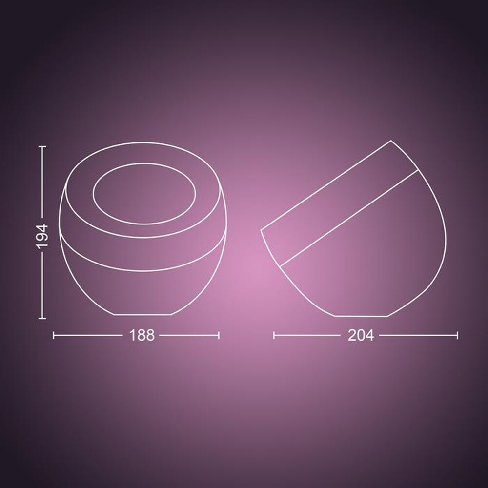 Immagine del prodotto PHILIPS - HUE IRIS LAMPADA DA TAVOLO BIANCA-Multicolore