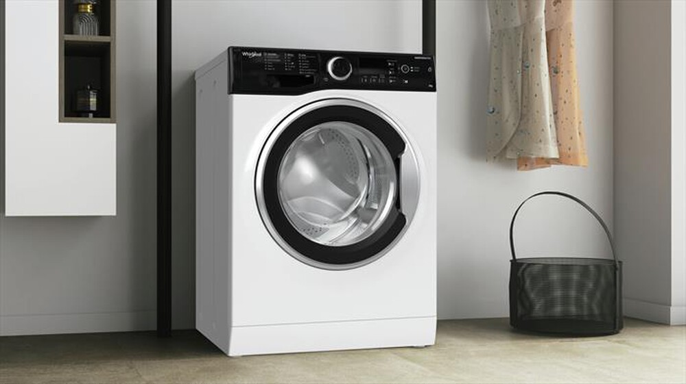 Whirlpool WSB 624 S IT - Lavatrice Slim (42.5 cm), 6 Kg, 1200 giri, Classe C, Bianco