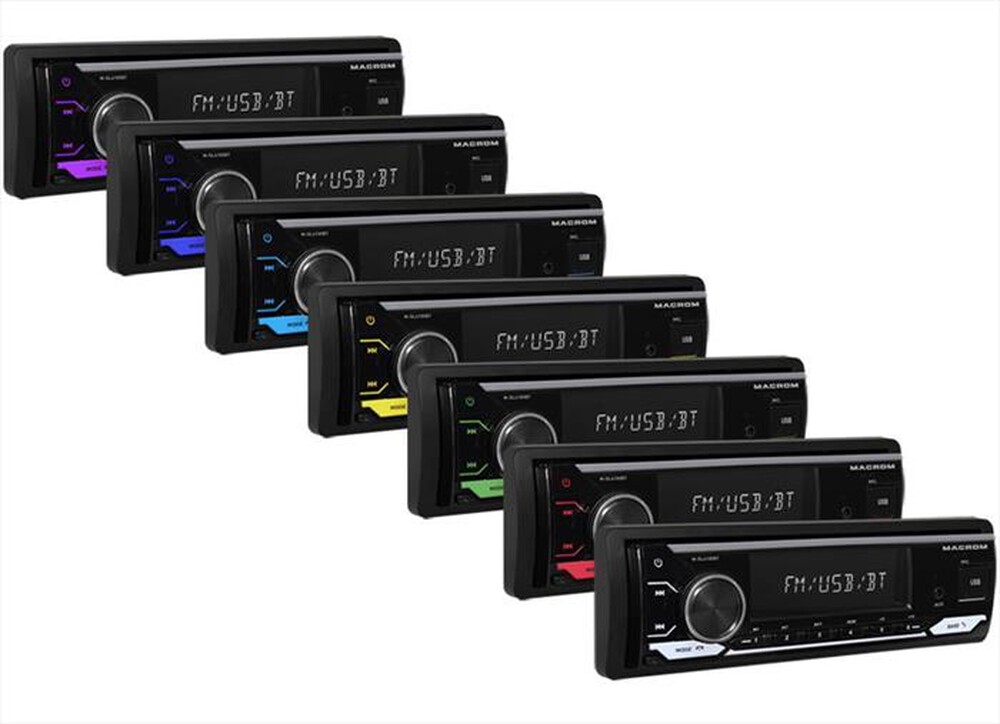 Immagine del prodotto MACROM - Car stereo M-DL4100BT-NERO