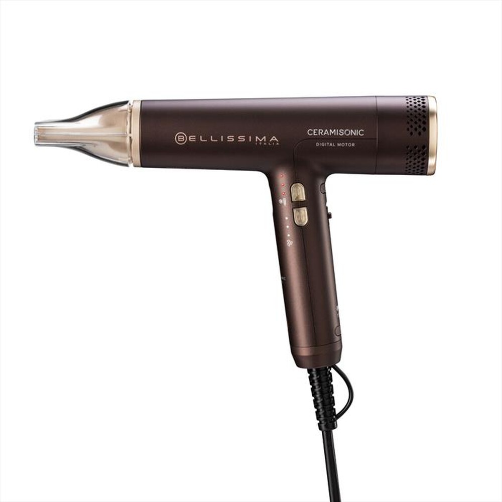 Immagine del prodotto BELLISSIMA IMETEC - ASCIUGACAPELLI DIGITALE CERAMISONIC-Deep brown, Rose nude