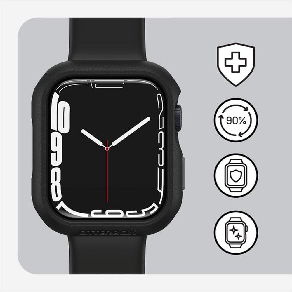 "OTTERBOX - EXO EDGE CUSTODIA PER APPLE WATCH SERIE 9/8/7 41MM-Nero"