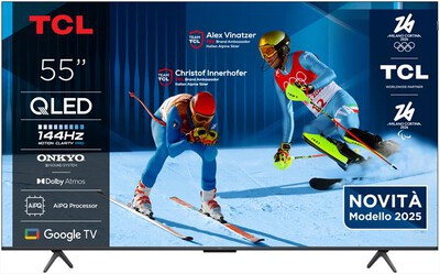 TCL - Smart TV QLED UHD 4K 55" 55P89K-Metallico