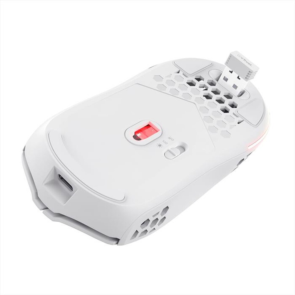 "TRUST - GXT929W HELOX WIRELESS LIGHTWEIGHT MOUSE-White/LED"
