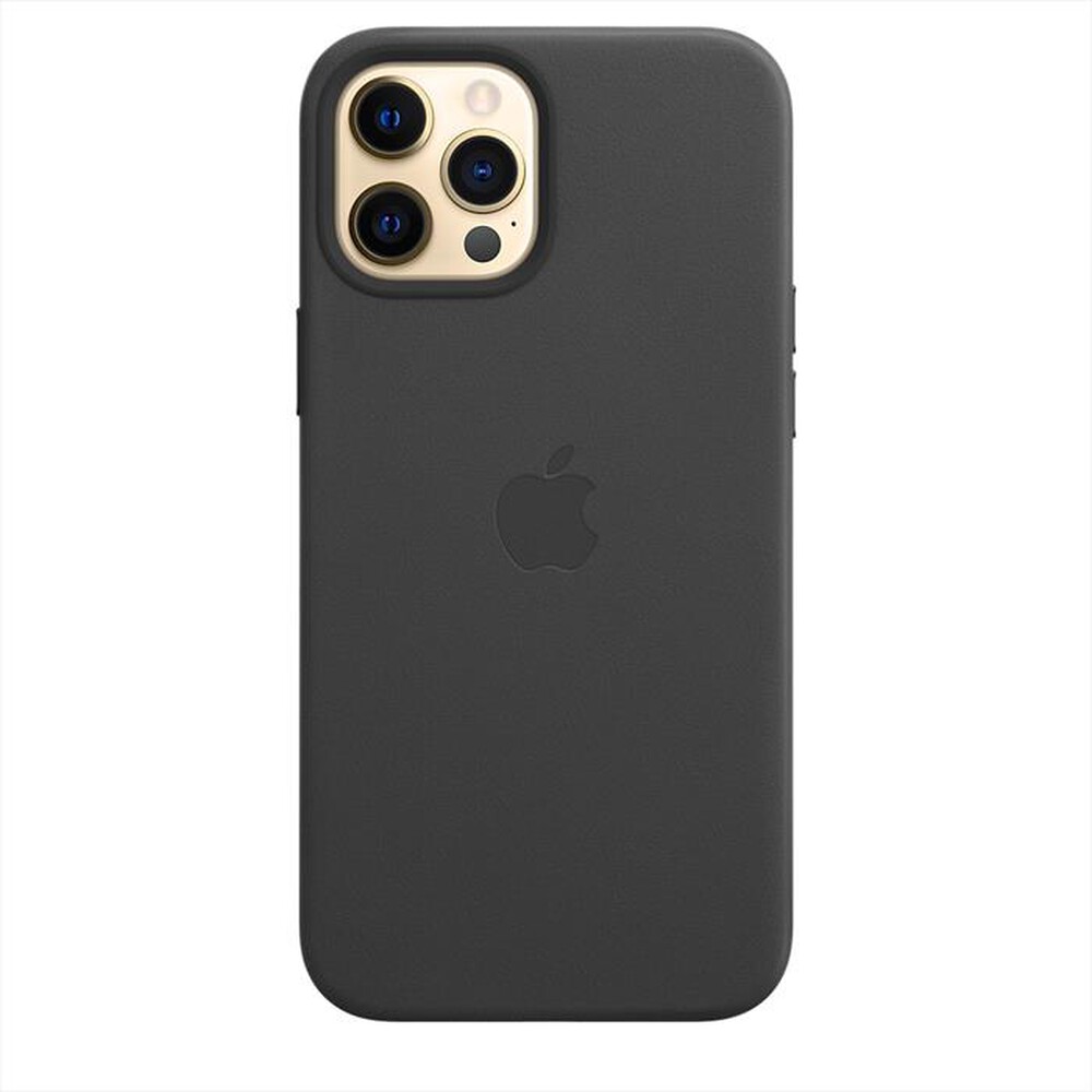 "APPLE - iPhone 12/12 Pro Leather Case with MagSafe-Nero"