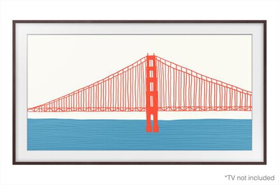 SAMSUNG - Cornice The Frame 43" VG-SCFA43BWBXC-Brown