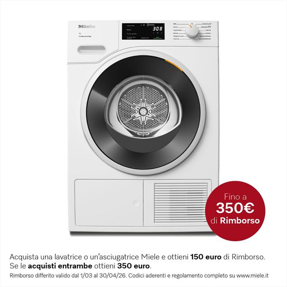 Immagine del prodotto MIELE - Asciugatrice TWD640WP 9Kg Classe C-Nero