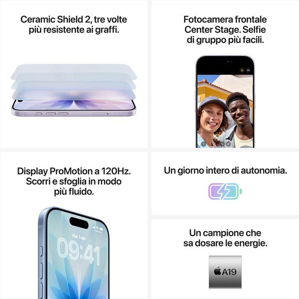 Immagine del prodotto VODAFONE - APPLE iPhone 17 256GB-Misty Blue